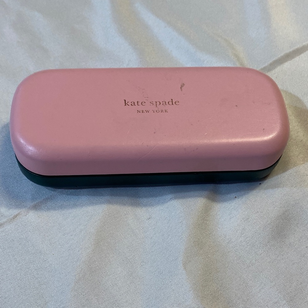 Kate Spade Pink and deep green Eyewear Case